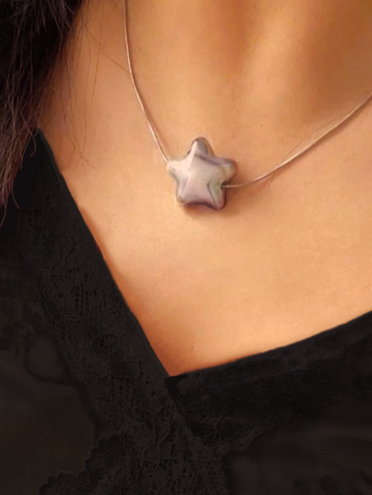 ivory heart necklace